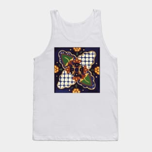 Ornamental floral classic mexican talavera tile Tank Top